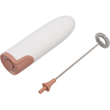 Mousseur à Lait électrique, Mousseur à Lait électrique Portable, Puissant, Facile à Nettoyer, Fonctionnement Pratique, alimenté par Batterie pour Un Usage Domestique (Café au Lait) (1/5)