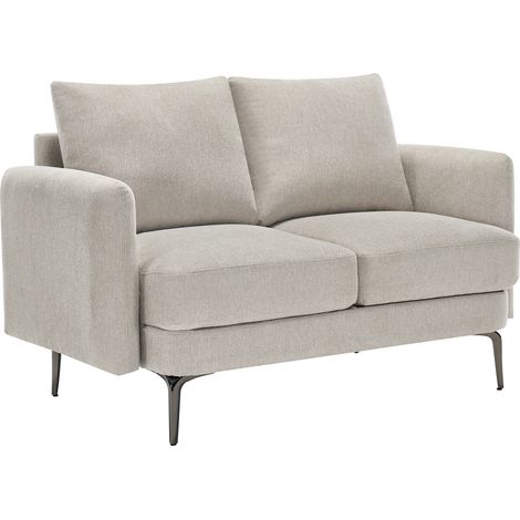SOFIA MODERN SCANDI STYLE FABRIC LIVING ROOM 2 SEATER SOFA (1/5)