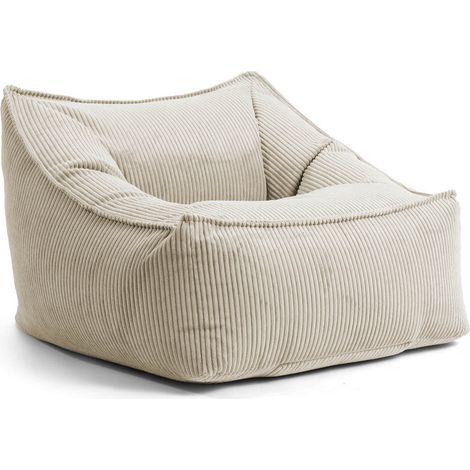 [NEUWERTIG] Mokebo  'Der Lümmel' Sitzsack Sessel Cord Xxl Sitz Kissen Cord Sessel Beige327 B-Ware (1/2)