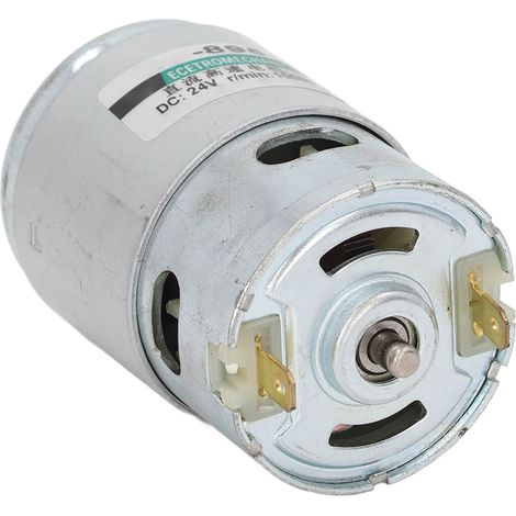 Moteur électrique miniature haute vitesse 10 000 tr/min, rotation horaire/antihoraire, dissipation thermique rapide, pour perceuse/extracteur de jus, 24 V CC (1/5)