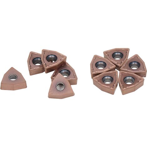 Kit de 10 plaquettes de tournage en carbure pour fraiseuse CNC, compatible avec WCMX050308FX (1/5)