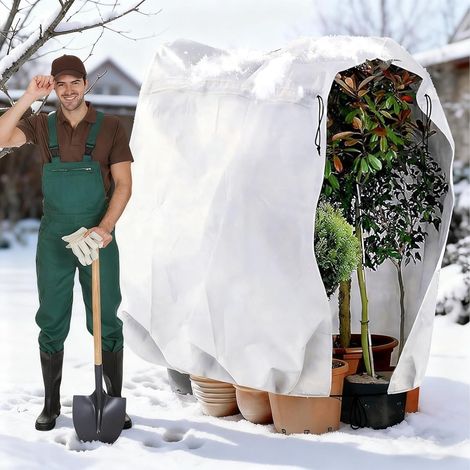 Voile Hivernage Plante Exterieur, 200x240cm 70g/m² Bache de Protection Exterieur, Indéchirable, Réutilisable Housse de Protection pour Plantes Voile d’Hivernage Housse d'hivernage Plante (1/5)