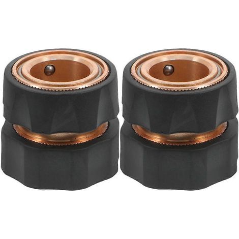 Raccords de tuyau d'arrosage à connexion rapide réutilisables, fabriqués en aluminium durable et étanches (pièces) (1/5)