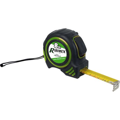 Metro a nastro bloccabile 8m Ribitech 25mm