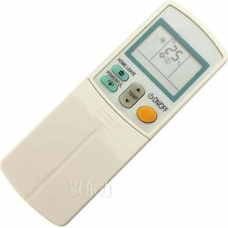 Télécommande Universelle - 433 MHz - Compatible Climatisation Daikin - Modèle 433A1 - ABS - Beige - 1 Pièce (1/3)