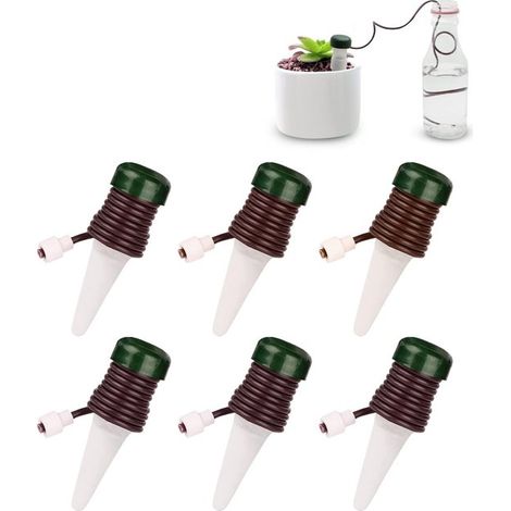MTTProducts Wasserspender Automatische Pflanzenbewässerung Für Blumen und Pflanzen 6 Stück Praktisch und effizient für den Hausgebrauch (1/5)