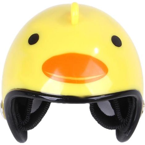 Casque de poulet, protection pour la tête d'oiseau, chapeau amusant, jouet pour poulet et oiseau avec élastique (1/5)