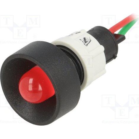 Piloto LED 24Vdc/AC Luz ROJO