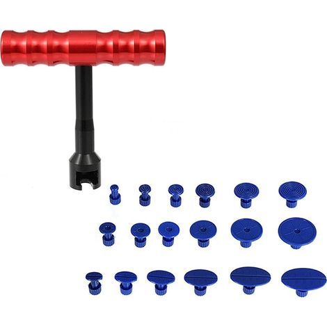 Kit de réparation de Bosses sans Peinture pour carrosserie de Voiture avec languettes d'extraction (1/5)