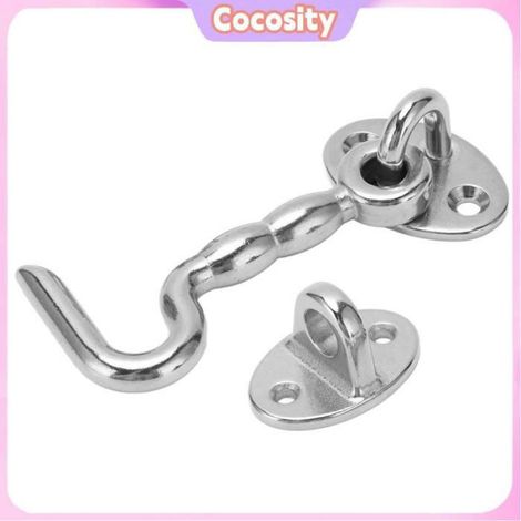 Crochet De Porte - Acier Inoxydable 304 - Pour Bateaux Yachts Et Navires - Fixation Porte Fenetre Ouverte - 1 Pièce (1/4)