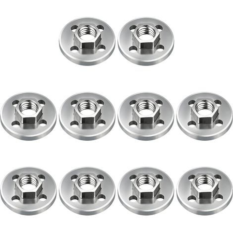 10 brides de disque à tronçonner Plaques de pression résistantes aux chocs en acier allié pour ponceuses avec 100 mm résistant à la corrosion Paquet robuste (1/5)