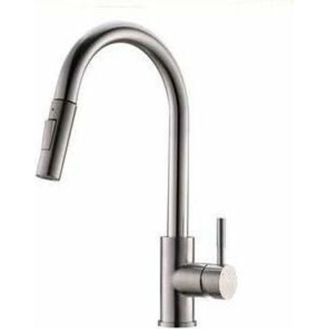 Robinet Cuisine Douchette, Mitigeur Cuisine avec Douchette Extractible,Rotatif À 360° Pour Cuisine (1/4)