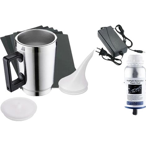 Kit de restauration de phares, polymère liquide, facile à utiliser, 800ml et 220v (1/2)