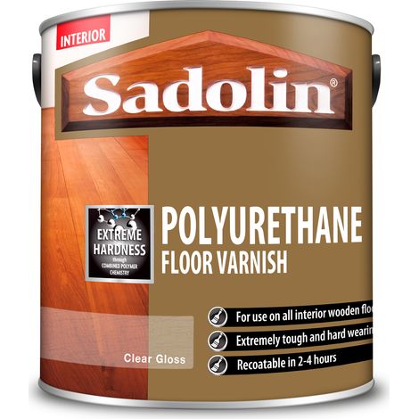 Sadolin Polyurethane Floor Varnish - Gloss - 2.5L