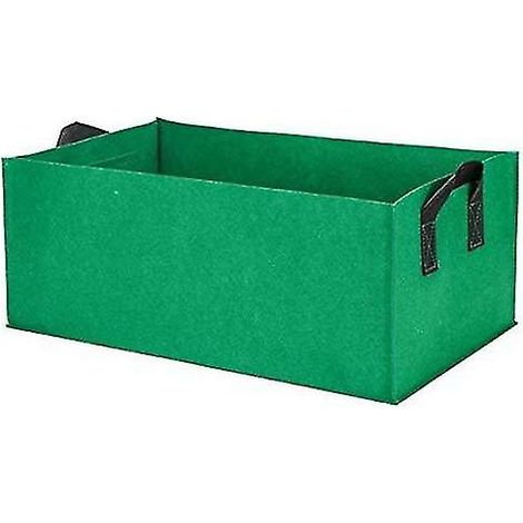 Grüner Pflanzsack 60x30x20cm für Gemüse- und Blumenanbau (1/5)