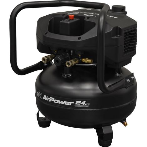 Sealey SAC24V 24L Oil Free Belt Drive Vertical Compressor 2hp