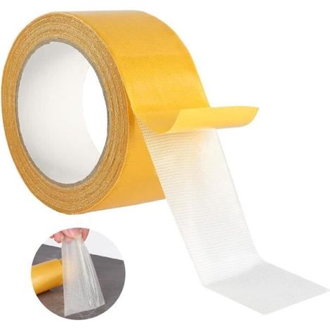 Ruban Adhésif Double Face Extra Fort Transparent, Double Face Puissant,Double Sided Nano Tape,Ruban de montage,Intérieurs(2cm20m) (1/4)