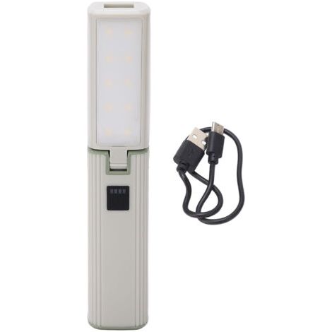 Lanterne de camping IPX4, lampe de camping rechargeable COB d'extérieur, abat-jour dépliable, lampe torche multifonctionnelle avec crochet (1/5)