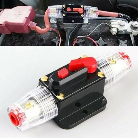 60A Auto Disjoncteur Protection De Voiture 12V - 24V DC avec Commutateur Manuel De Réinitialisation De Fusible (1/5)