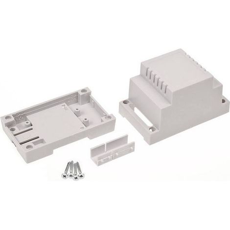 BOÎTIER POUR RAIL TRU COMPONENTS 4U65050907340 TC-7910728 53 X 89 X 65 ABS-V0 GRIS 1 PC(S) (1/3)