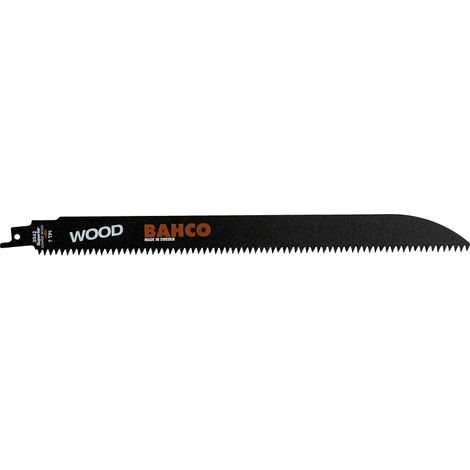 Lot de 2 lames de scie sabre acier carbone Bahco 3942-228-7-HSL bois (1/2)