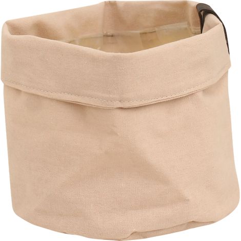 Sac à Plantes Vieux Rose D14 cm - Pot de Fleurs Textile Souple et Durable pour Décoration Intérieure - PANGIVO