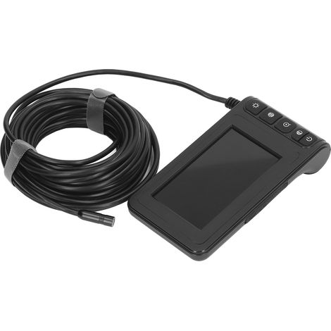 Endoscope d'Inspection IP67 avec Écran 4,3 Pouces, Caméra 1080P pour Tuyaux et Moteurs, Lentille 8mm LED (1/5)