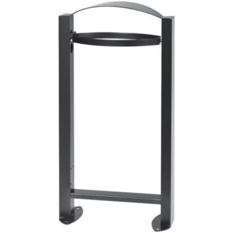 Corbeille vigipirate sur pied Arkea - 60l - gris manganèse (1/5)