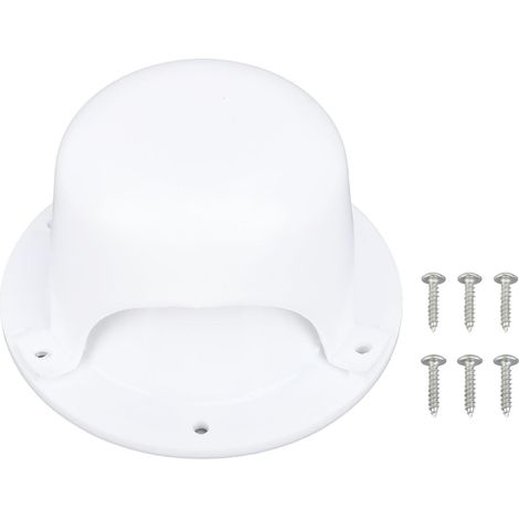 RV Plumbing Vent Cap Odor Easy Installation Roof Vent Cover for Trailer Motorhome Campervan (White) (1/5)