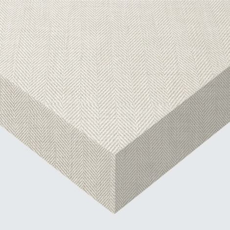 DIMEXACT - Vinyle adhésif effet tissu à chevron beige - 122 cm x 0.5 m - En Rouleau (1/2)