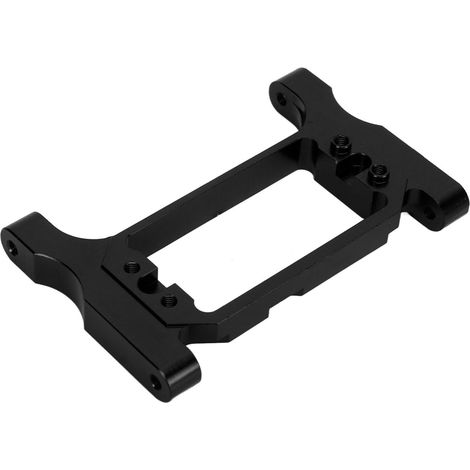 Traverse de renfort avant de châssis RC en alliage d'aluminium pour voiture tout-terrain Traxxas 1/10, noire (1/5)