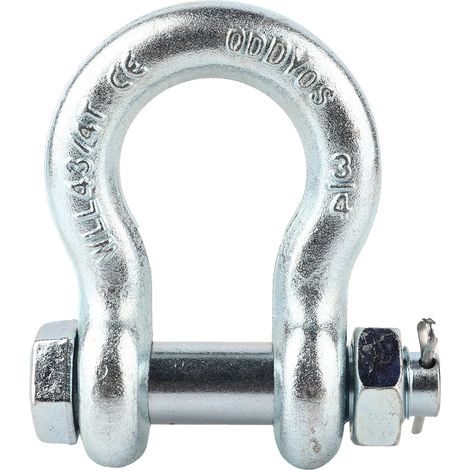 Élingue à cosse en acier allié haute résistance, type étrier avec écrou, pièce de levage pour navire, 1 pièce, 4,75 tonnes. (1/5)