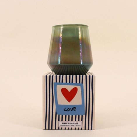 Bougie parfumée verre lustré 480g avec boite cadeau (1/5)