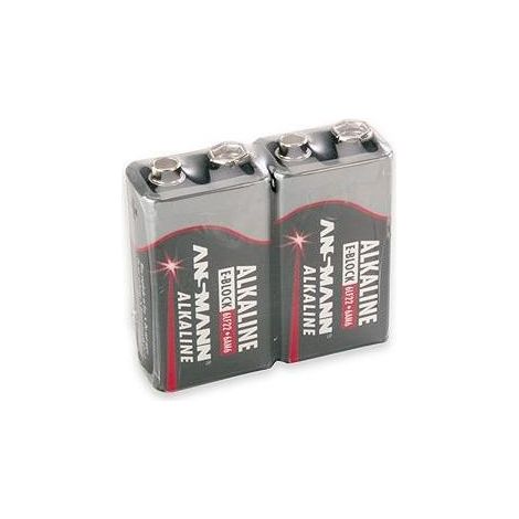 Ansmann 6LR61 Red-Line Batteria 6LR61 (9V) alcalina 2 pz.