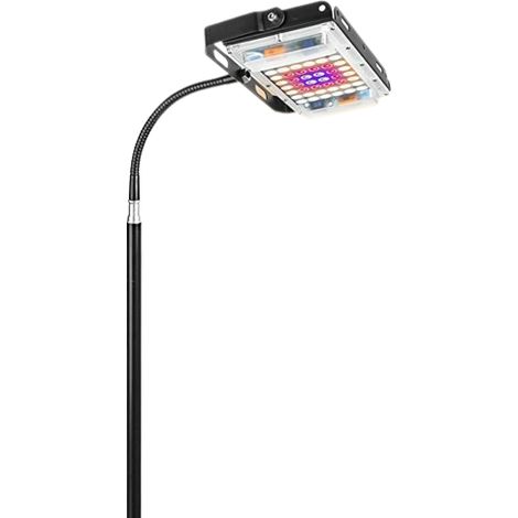 Lampe LED sur pied pour plantes de 1,6 m avec minuterie et variateur