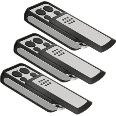 Paquete de 3 mandos a distancia GarSdre-114253 para AVIDSEN 114253, 104257 y 104251. Compatible con las marcas Avidsen, Extel y Thomson.