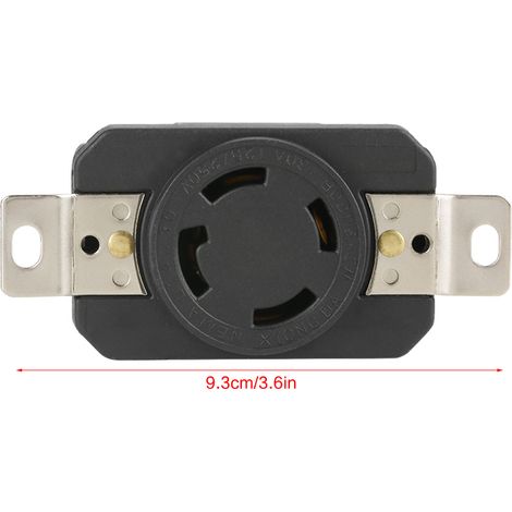 NEMA L14-30R 30A 125V/250V Drehverriegelungs-Elektrostecker, weibliche Wandsteckdose (1/5)