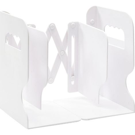 Étagère à livres extensible en plastique, support Compact et multifonctionnel pour serre-livres pour la maison (1/5)