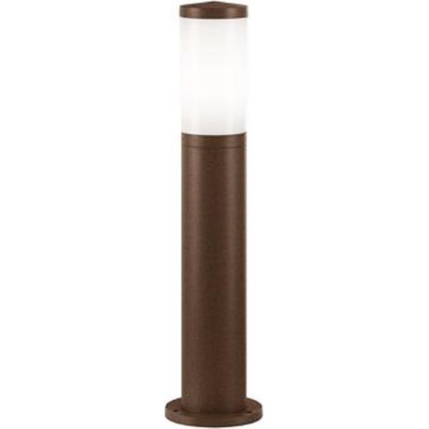 Palo Basso Moderno Panama Alluminio Ruggine-Corten 1 Luce E27 300Cm