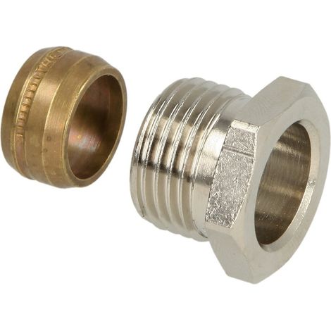 Raccord à bague zingué diamètre 16 mm 1/2’’ FM