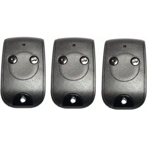 unidades por 1841026 - Control remoto NS de 2 canales y 433,92 MHz para controlar 2 motores de puertas de garaje y portones.