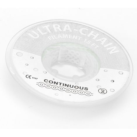 Chaîne orthodontique élastique haute flexibilité, confortable, outil dentaire blanc, extensible et résistant, usage professionnel (1/5)