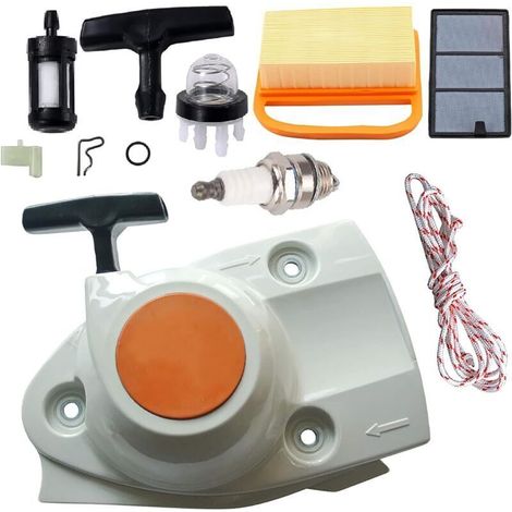 Hippotech Recoil Starter Assembly with Air Filter Adjustment Kit for Stihl TS410 TS420 TS480i TS500i Concrete Cutting Saws, Replaces OEM 4238 190 0300, 4238 140 4401 (1/5)