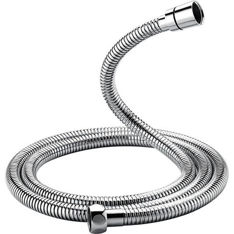 Flexible de douche en acier inoxydable 1,5 m - anti-torsion et anti-pliage, anti-fuite, universel G1/2" - chrome (1/5)