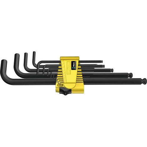 Wera 950 PKL/13 SZ N Brugola interna Kit di chiavi a brugola 0.05 pollici, 1/16 pollici, 5/64 pollici, 3/32 pollici, 7/