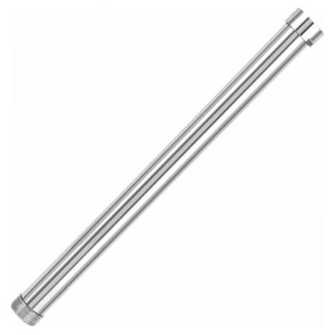 Bras de Douche 30cm, Extension de Bras de Douche de G3 / 4, Rallonge de Pomme de Douche, Pomme de Inférieure Tube de Cuivre Chromé Accessoire Extension de Pomme de Douche (1/4)