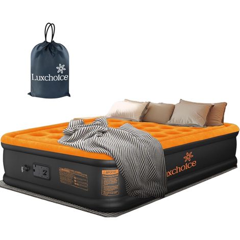 Double Inflatable Mattress with Built-in Pump 250kg Max (1/5)