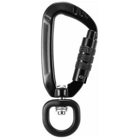 Mousqueton Rotatif - 4 Kn - Aluminium 7075 - Pour Hamac Laisse Animal Sac À Dos - 2 Pièces (1/4)