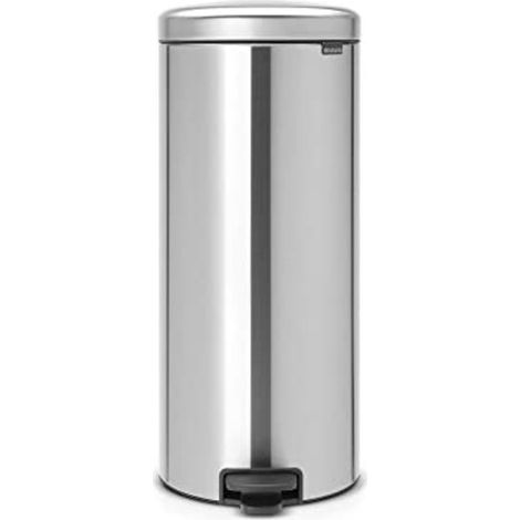 Brabantia Cubo de basura con pedal 30 litros plateado (1/5)
