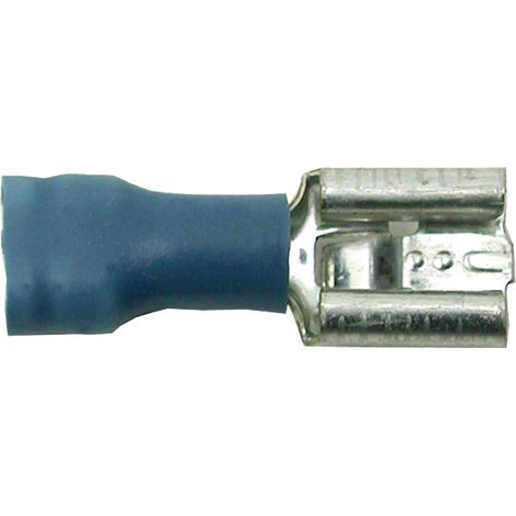 Connecteur à sertir plat, partiellement isolé, 8,0 x 0,8 mm, section de 1,5 à 2,5 mm² (1/2)